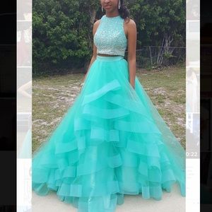 Blue Jovani Prom dress